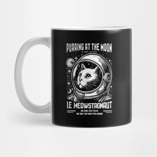 PURRING AT THE MOON Mug